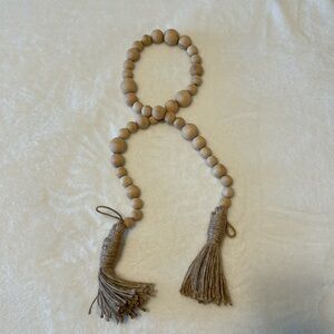 Wood Bead Garland